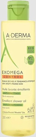 A-Derma Масло для душа Exomega Control Смягчающее 200 мл