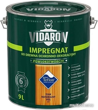 Пропитка Vidaron Impregnant V05 9 л (натуральный тик)