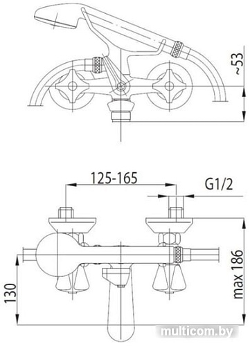 Смеситель Armatura Standard 304-190-00