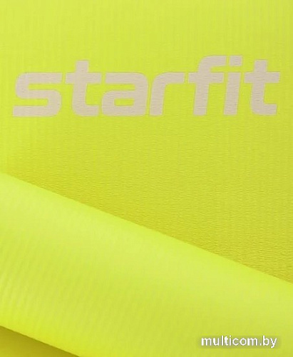 Коврик Starfit FM-301 NBR (10 мм, лаймовый)