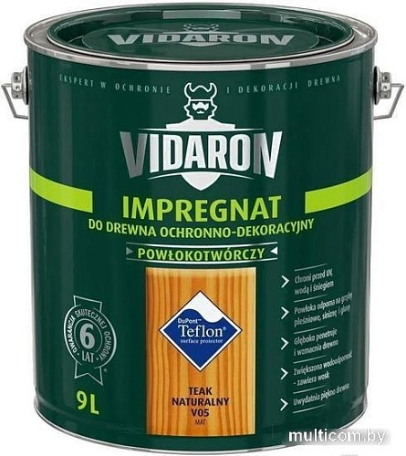 Пропитка Vidaron Impregnant V05 9 л (натуральный тик)