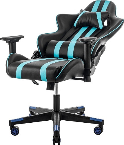 Игровое (геймерское) кресло Mio Tesoro Control 8051 (черный/синий)