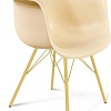 Стул с подлокотниками Sheffilton SHT-ST31/S37 (бежевый/золото)