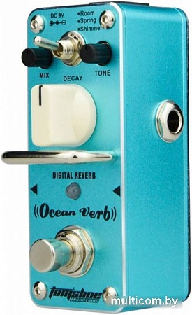 Гитарная педаль Tomsline Ocean Verb Digital Reverb AOV-3