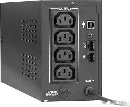 Источник бесперебойного питания ExeGate Power Smart ULB-850.LCD.AVR.C13.RJ.USB