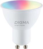 Светодиодная лампочка Digma DiLight L1 GU10 5Вт 2700-6500 К