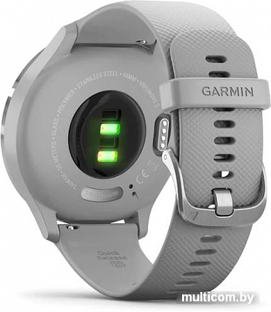 Гибридные умные часы Garmin Vivomove 3 (серебристый/серый)