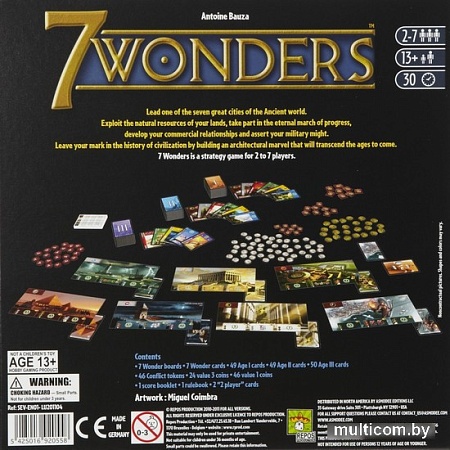 Настольная игра Asmodee 7 Wonders (7 чудес)