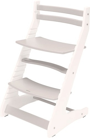 Растущий стул Millwood Вырастайка (бело-серый)
