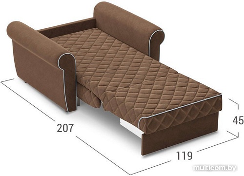 Кресло-кровать Moon Trade Гамбург 123 002386 (синий)