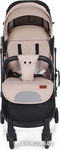 Коляска прогулочная «книга» Nuovita Fiato (бежевый/черный)