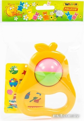 Погремушка Полесье Груша (в пакете)