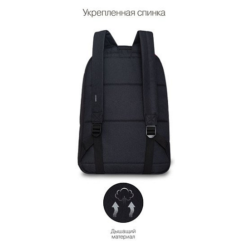 Школьный рюкзак Grizzly RQL-218-9 (черный/красный)