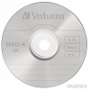 DVD-R диск Verbatim 4.7Gb 16x Verbatim Matt Silver SlimCase 043547