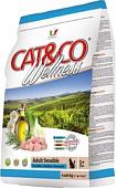 Корм для кошек Adragna Cat&co Wellness Adult Sensible Fish&Rice 10 кг