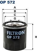 Масляный фильтр Filtron OP 572