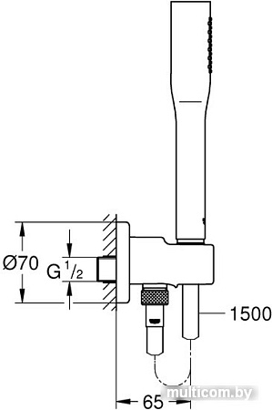Душевой гарнитур Grohe Euphoria Cosmopolitan Stick 26404000