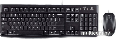 Клавиатура + мышь Logitech MK120 (нет кириллицы)