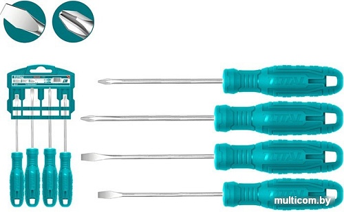 Набор отверток Total THTDC250401 (4 предмета)