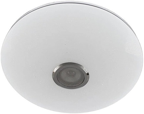 Светильник-тарелка Estares Music Rgb 60W R-APP-390-WHITE/CHROME-220-IP20