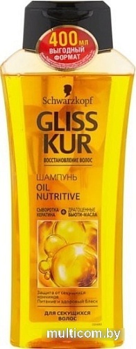 Gliss Kur Шампунь Oil Nutritive для секущихся волос 400 мл