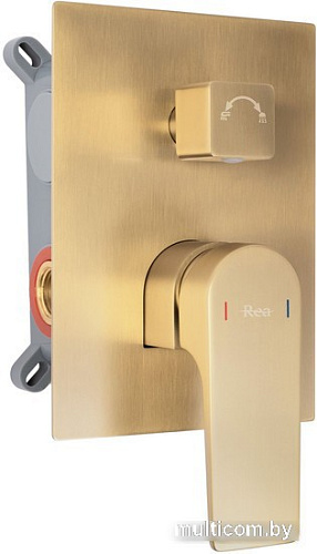 Душевая система Rea Moby Matt Gold + Box REA-P2403