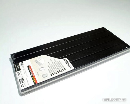 Металлический канал для переплета OPUS Classic 304x20 мм OCH2030410CZA (10 шт, черный)