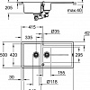 Кухонная мойка Grohe K400 60-C 100/50 1.0 31641AT0 (серый гранит)