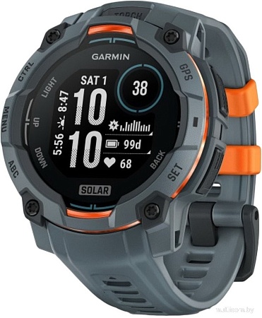 Умные часы Garmin Instinct 3 Solar 45 мм (серый)