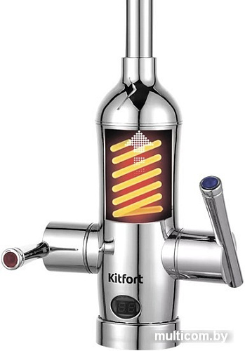 Проточный электрический водонагреватель-кран Kitfort КТ-4030