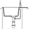 Кухонная мойка GranFest QUARZ GF-UR-658L (черный)