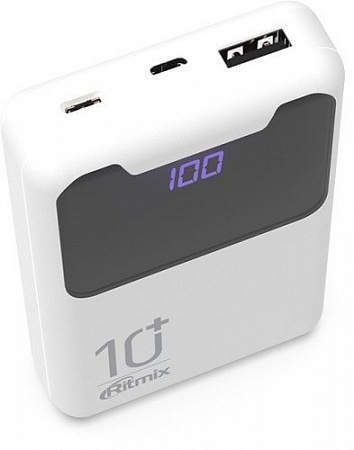 Портативное зарядное устройство Ritmix RPB-10005 (белый)