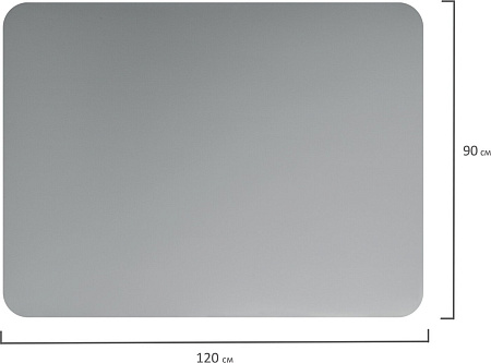Коврик защитный Brabix 90x120 см 608709 (серый)