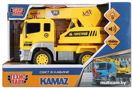 Автомобиль с краном Технопарк KAMAZ KAM-17PL-CRA