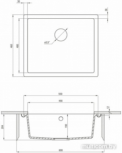 Кухонная мойка Deante Corda ZQA A10C (алебастровый)