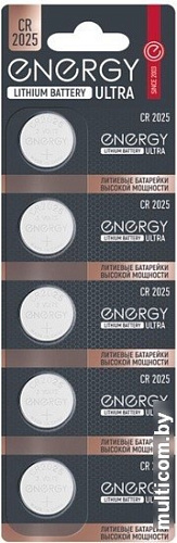 Батарейка Energy Ultra CR2025/5B 104985