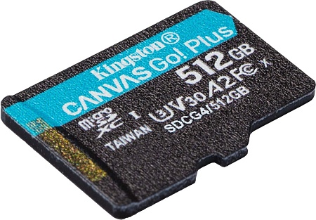 Карта памяти Kingston Canvas Go! microSDXC 512GB SDCG4/512GBSP