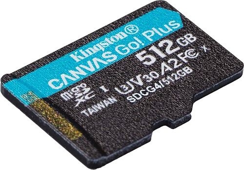 Карта памяти Kingston Canvas Go! microSDXC 512GB SDCG4/512GBSP