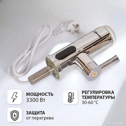 Проточный электрический водонагреватель-кран Olivetti OL-WH4051SS