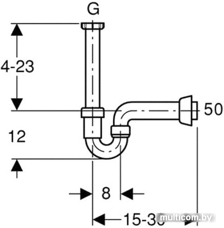 Сифон Geberit Uniflex 152.741.11.1