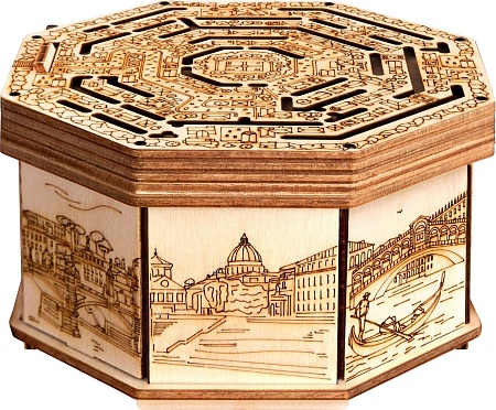 Шкатулка для украшений Славянская столица Конструктор Secret Maze Box