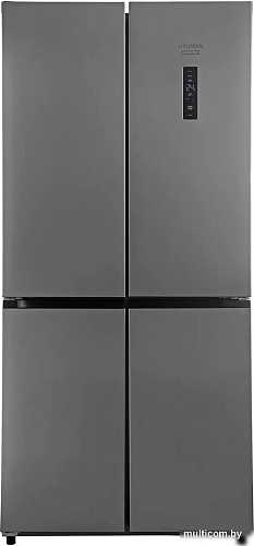 Четырёхдверный холодильник Hyundai CM45083F (нержавеющая сталь)