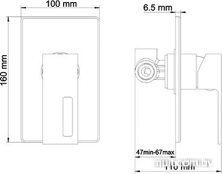 Смеситель Wasserkraft Alme 1551