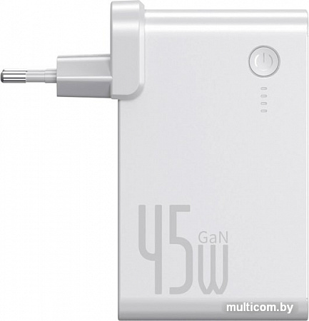 Портативное зарядное устройство Baseus GaN PPNLD-C02 10000mAh (белый)