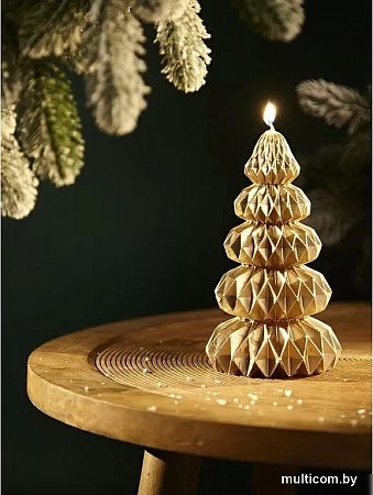 Фигурная свеча Tkano New Year Essential Origami TK24-NY_CND0013 (золотистый)