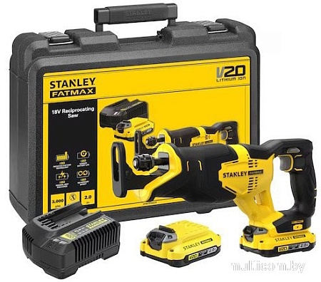Сабельная пила Stanley SFMCS300D2K (с 2-мя АКБ)
