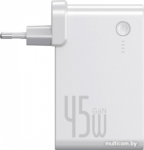Портативное зарядное устройство Baseus GaN PPNLD-C02 10000mAh (белый)