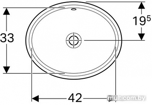 Умывальник Geberit VariForm 500.748.01.2