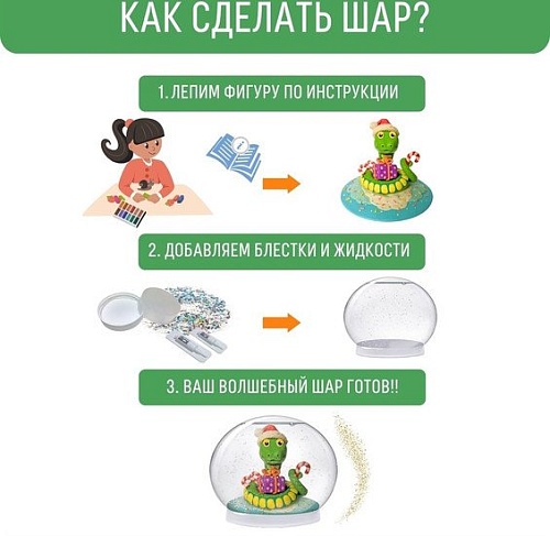 Набор для создания поделок/игрушек Magic Moments Волшебный шар Новогодний mm-35