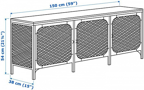 Под телеаппаратуру Ikea Фьелльбо 203.597.38